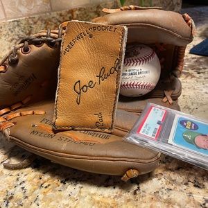 Baseball glove wallet . Joe Rudi . Oakland Athletics World Series Champion!!